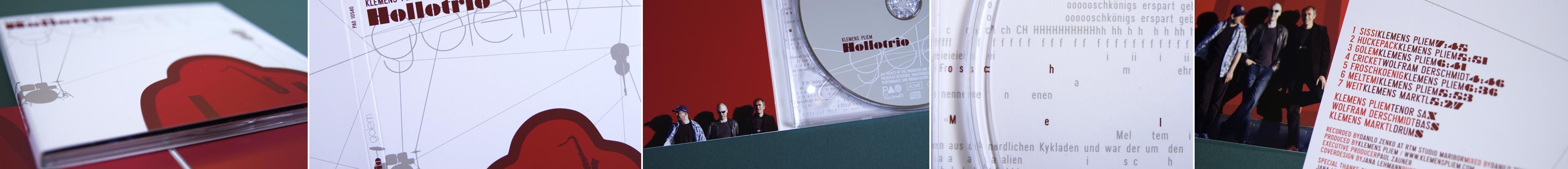 CD Gestaltung für Hollotrio